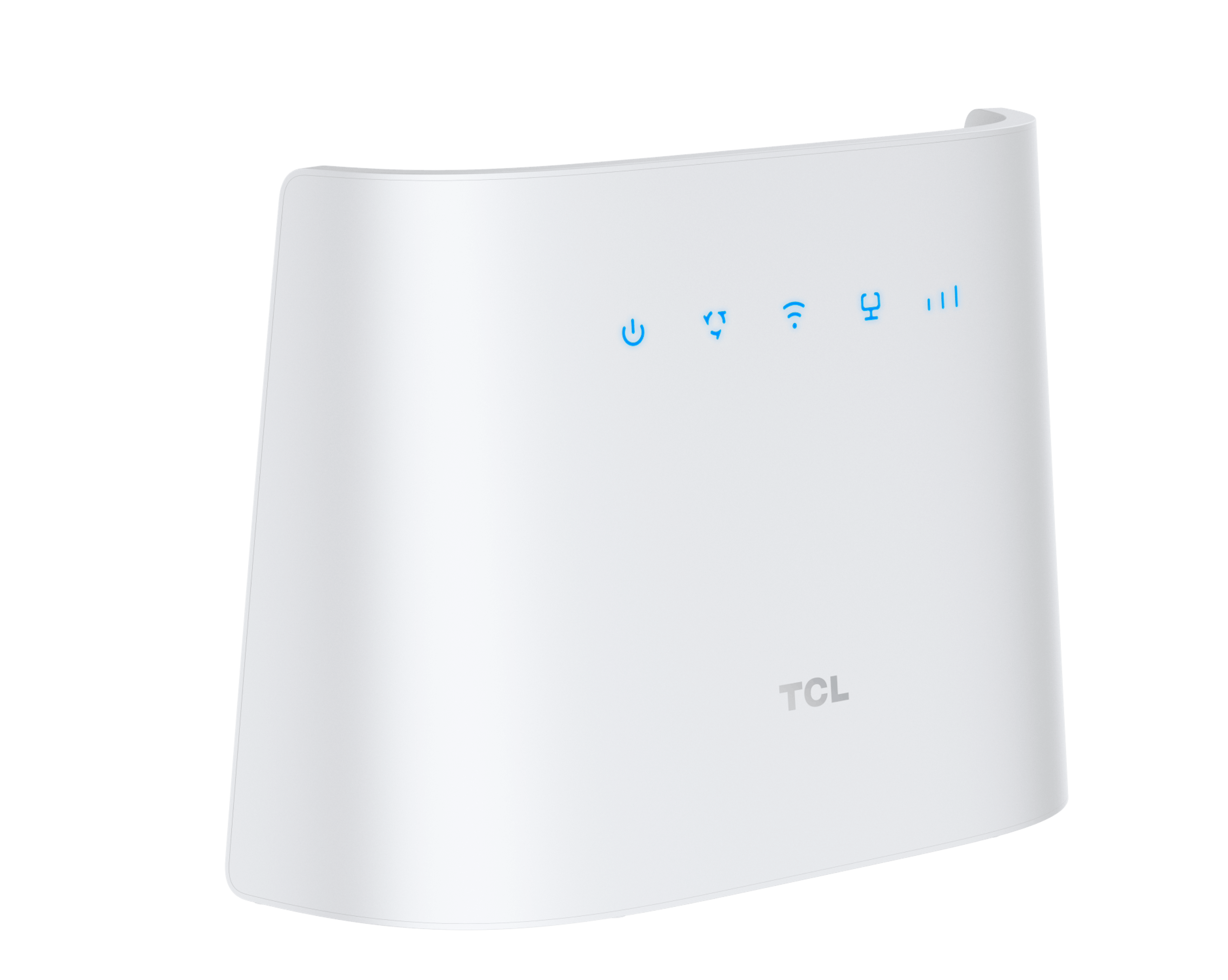 Schräge Vorderansicht Homespot LTE Router HH63.