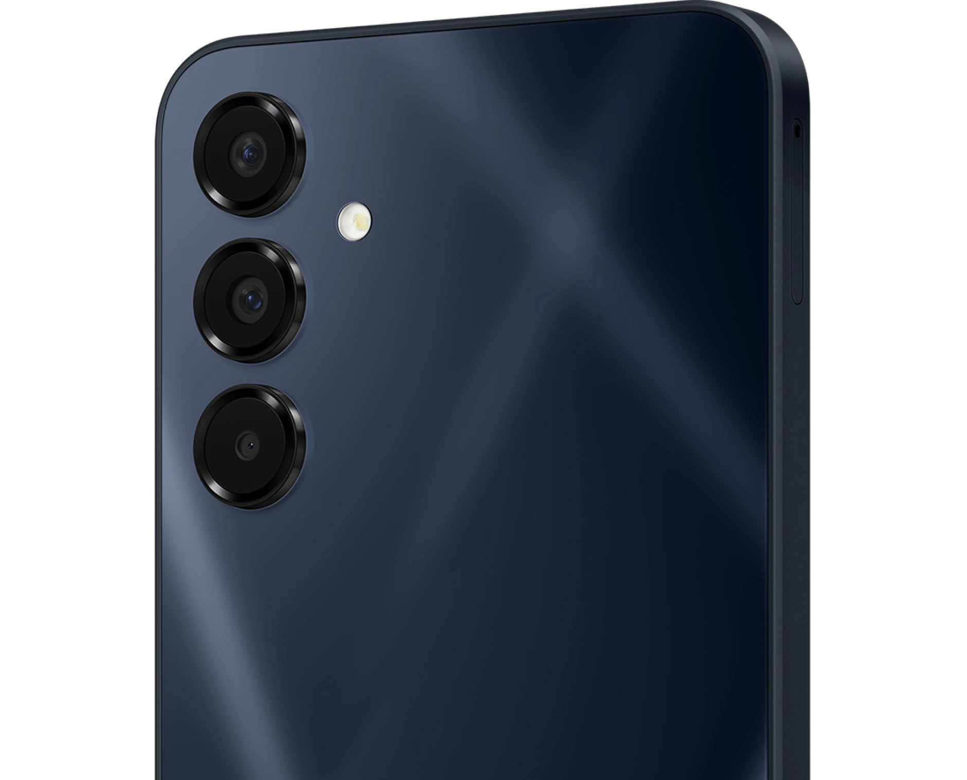 Highlight Bild vom Gerät Detailansicht Kamera Samsung Galaxy A16 Blauschwarz.