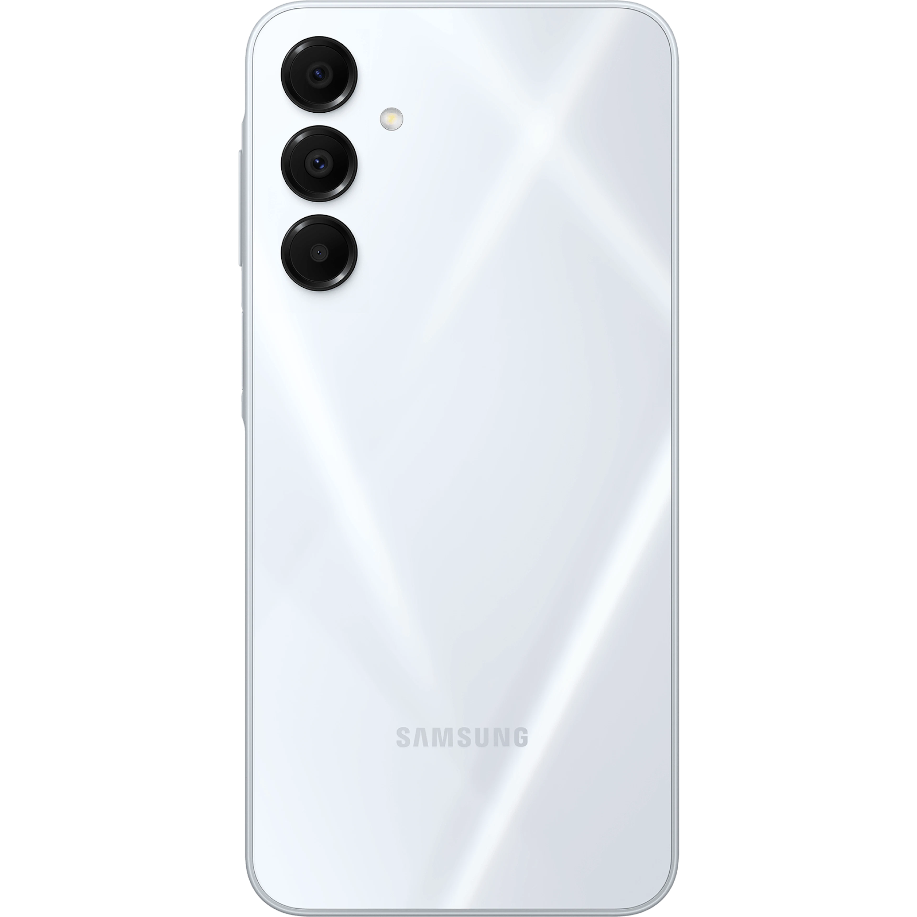 Rückansicht Samsung Galaxy A16 Hellgrau.