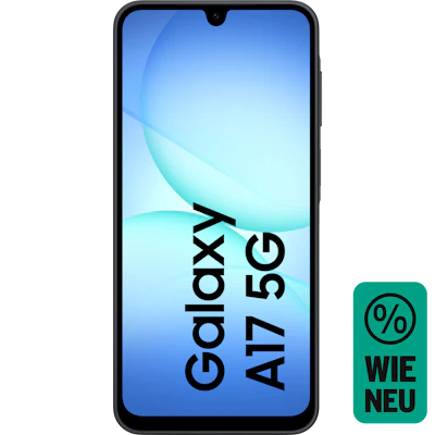 Frontansicht Samsung Galaxy A17 5G Schwarz. Wie neu. Frontansicht Samsung Galaxy A17 5G Schwarz. Wie neu.