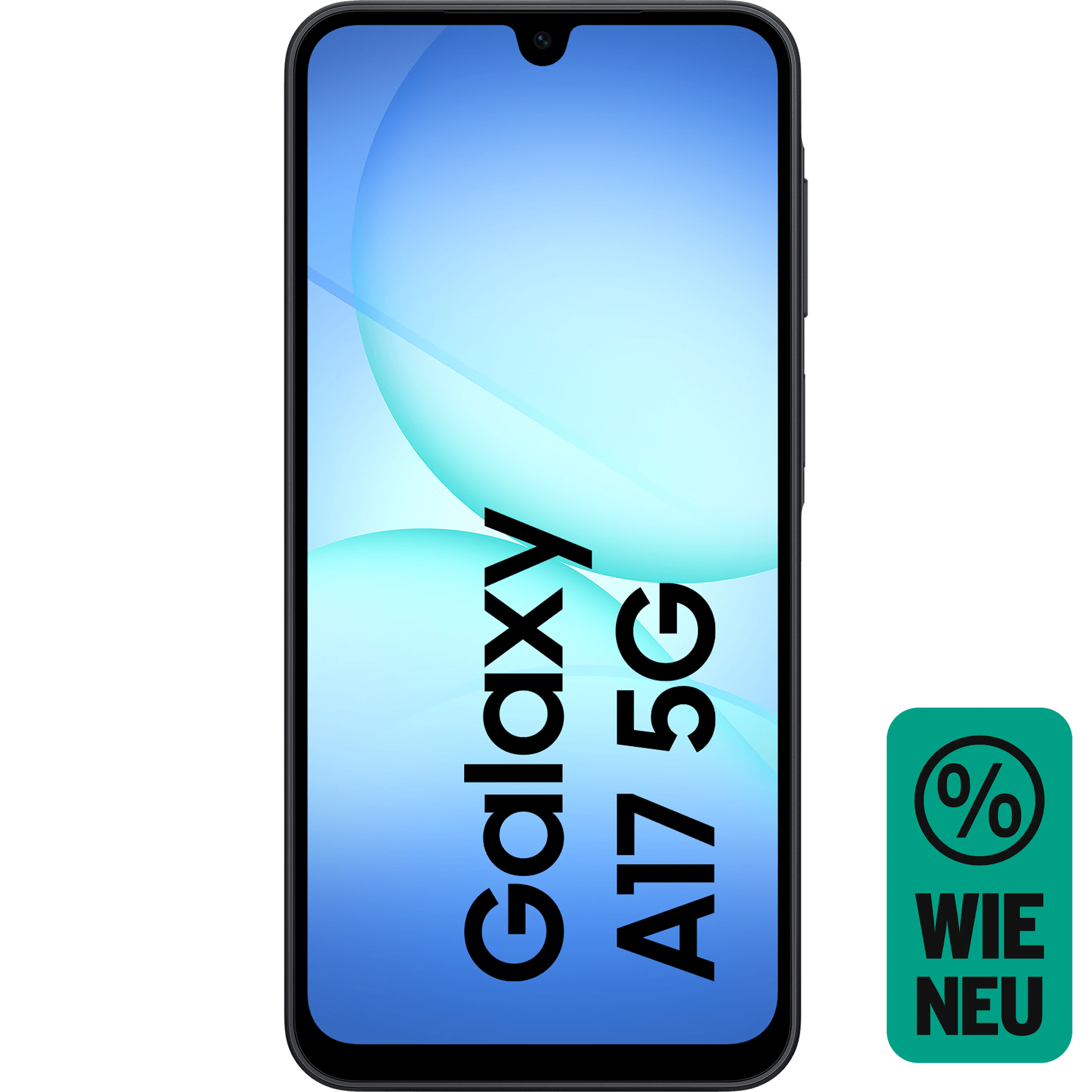 Frontansicht Samsung Galaxy A17 5G Schwarz. Wie neu. Frontansicht Samsung Galaxy A17 5G Schwarz. Wie neu.