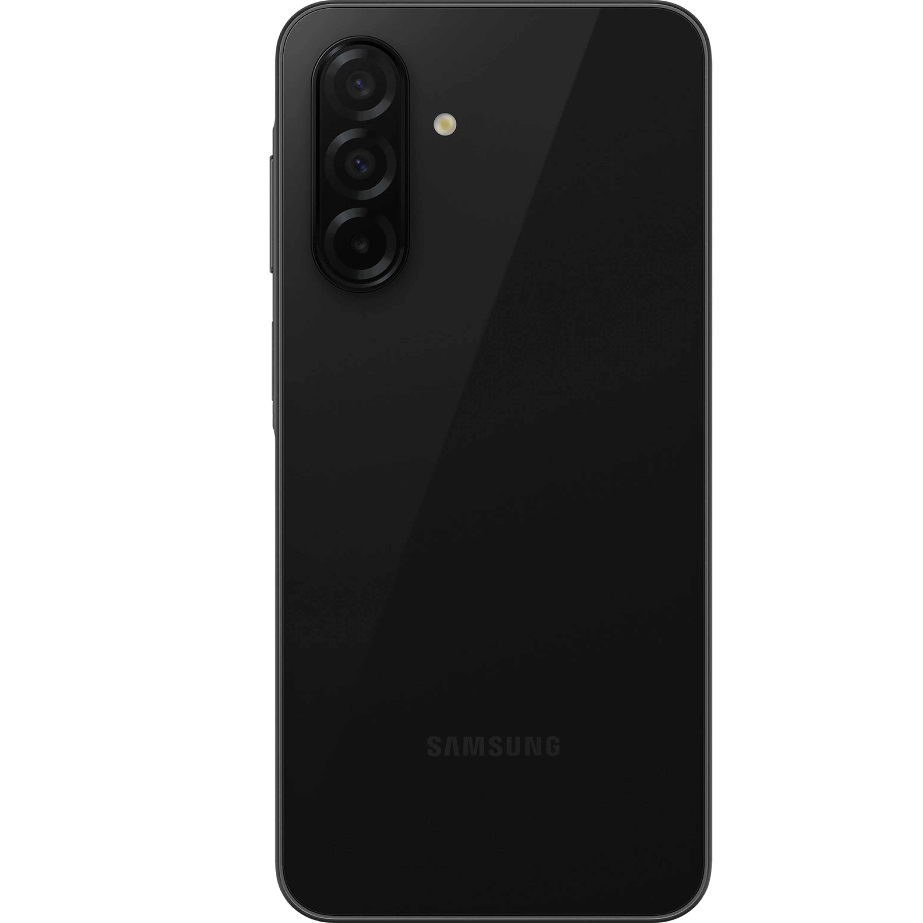 Rückansicht Samsung Galaxy A26 Schwarz. Rückansicht Samsung Galaxy A26 Schwarz.