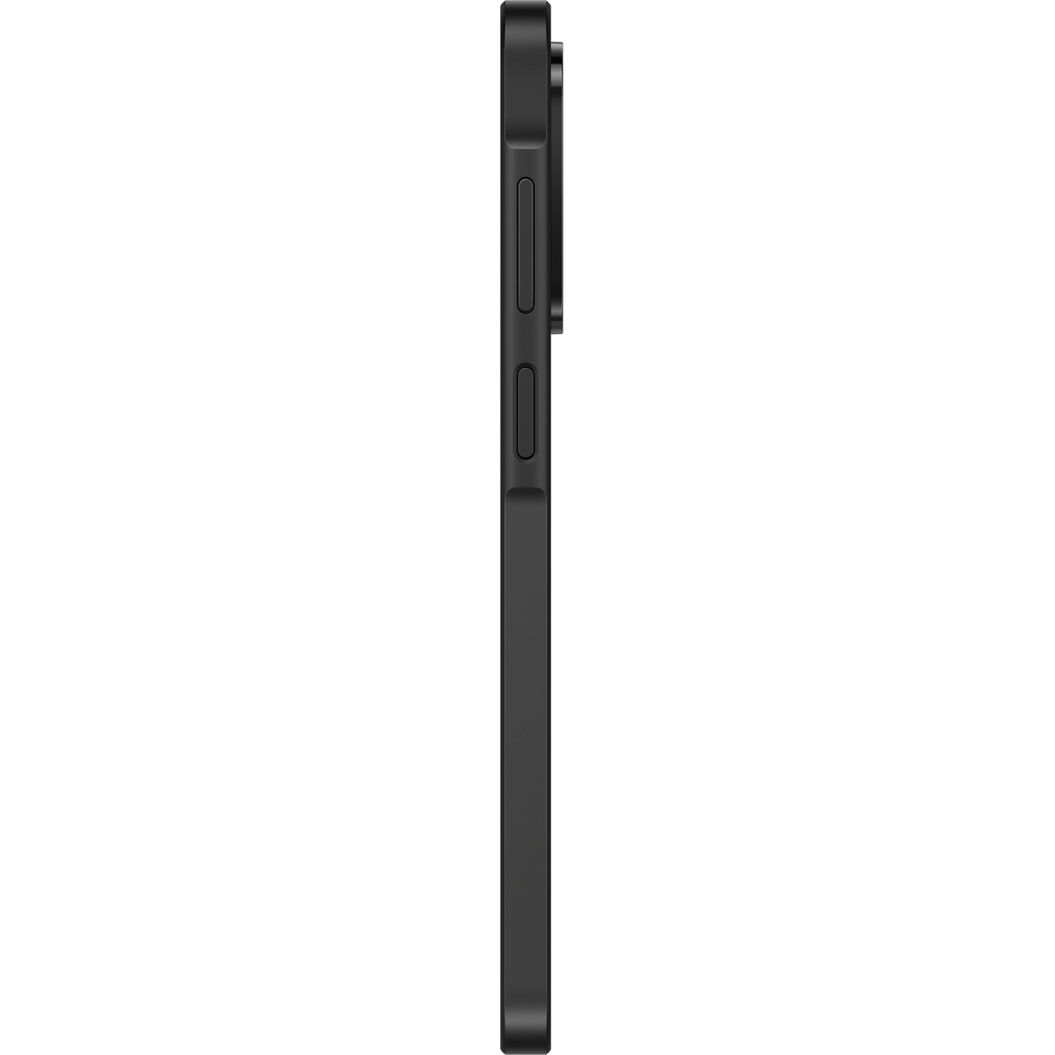 Seitenansicht Samsung Galaxy A26 Schwarz.
