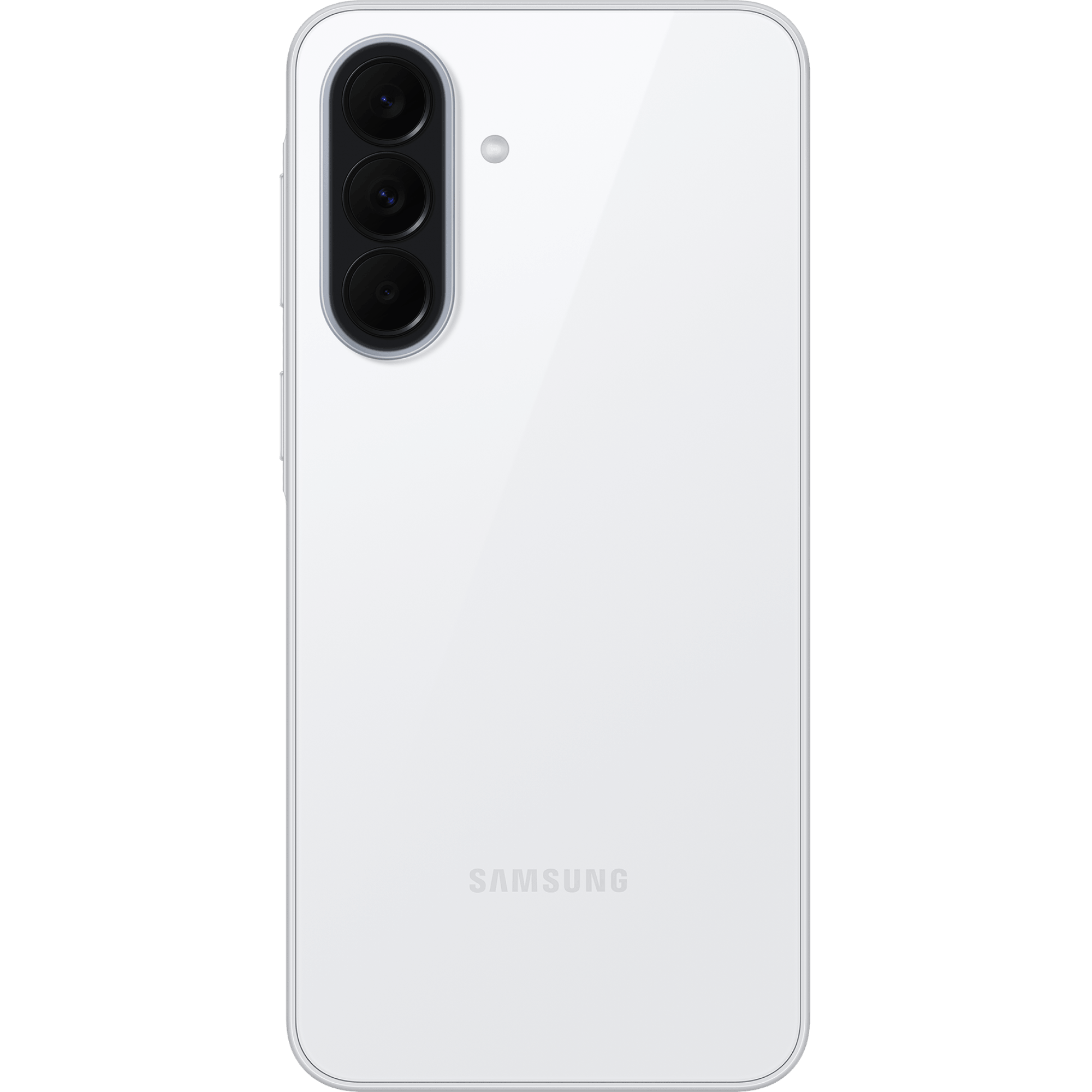 Rückansicht Samsung Galaxy A37 Weiß.