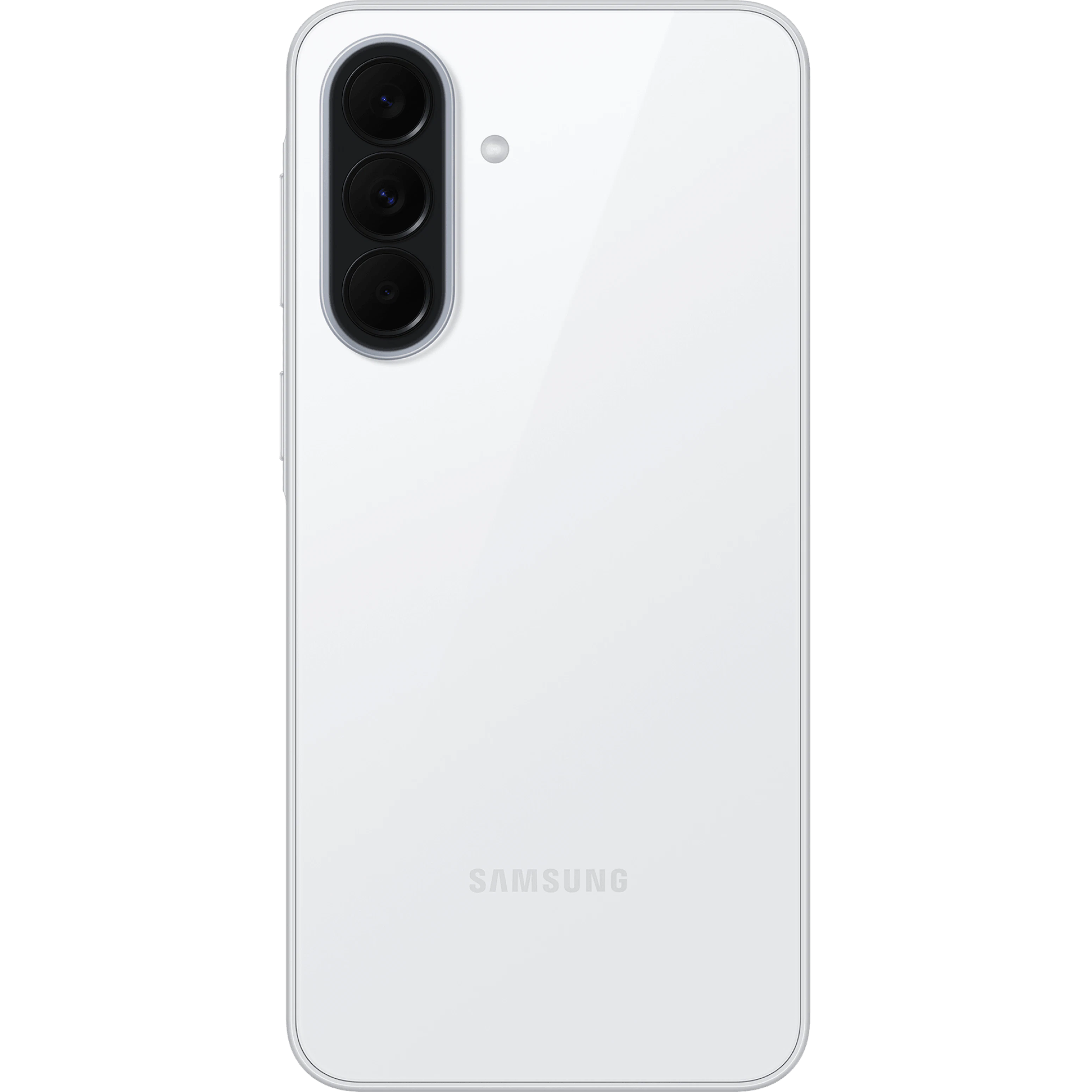 Rückansicht Samsung Galaxy A37 Weiß.