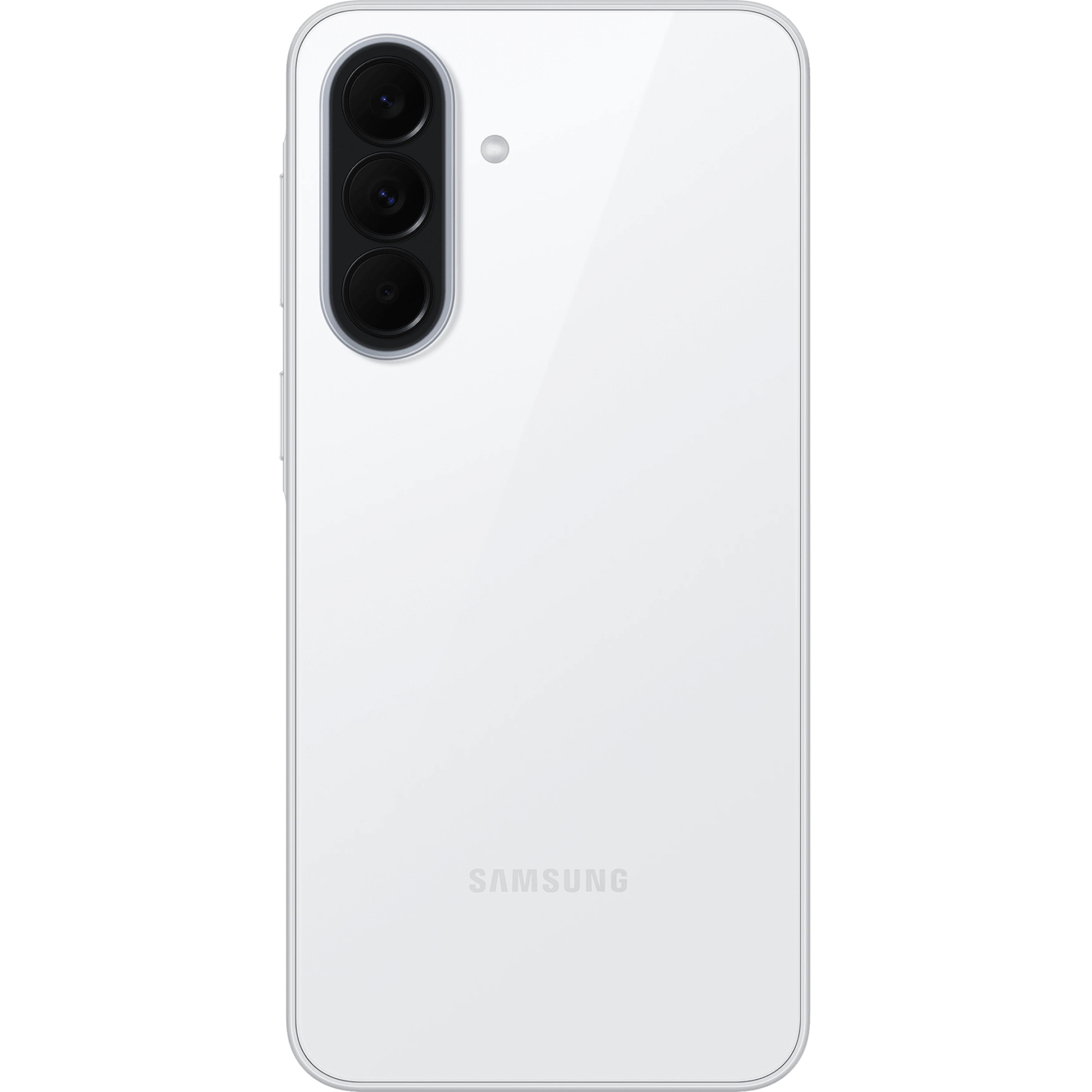 Rückansicht Samsung Galaxy A37 Weiß.