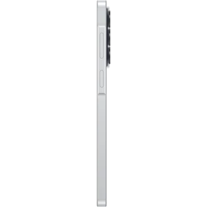 Seitenansicht Samsung Galaxy A37 Weiß.