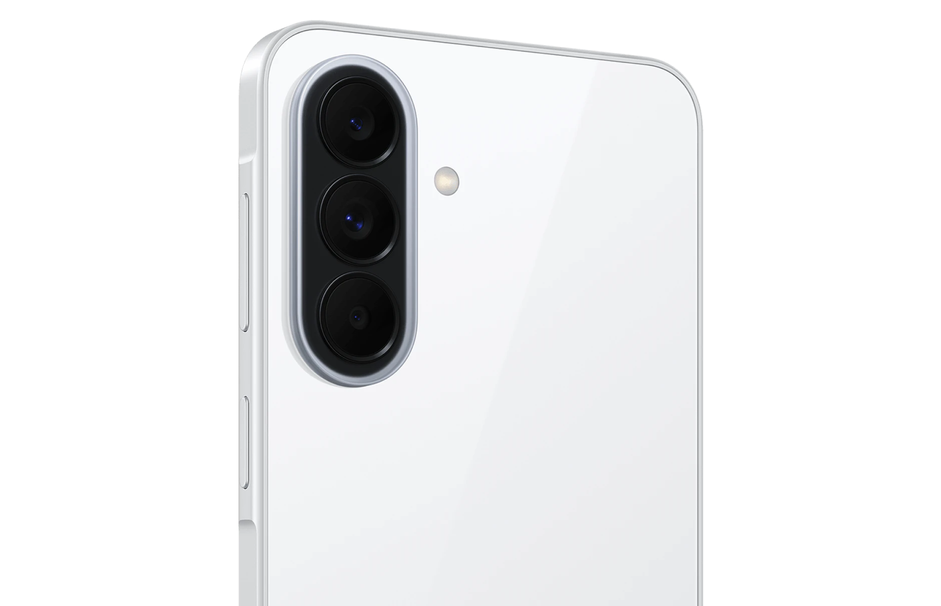 Detailansicht Kamera Samsung Galaxy A37 Weiß.