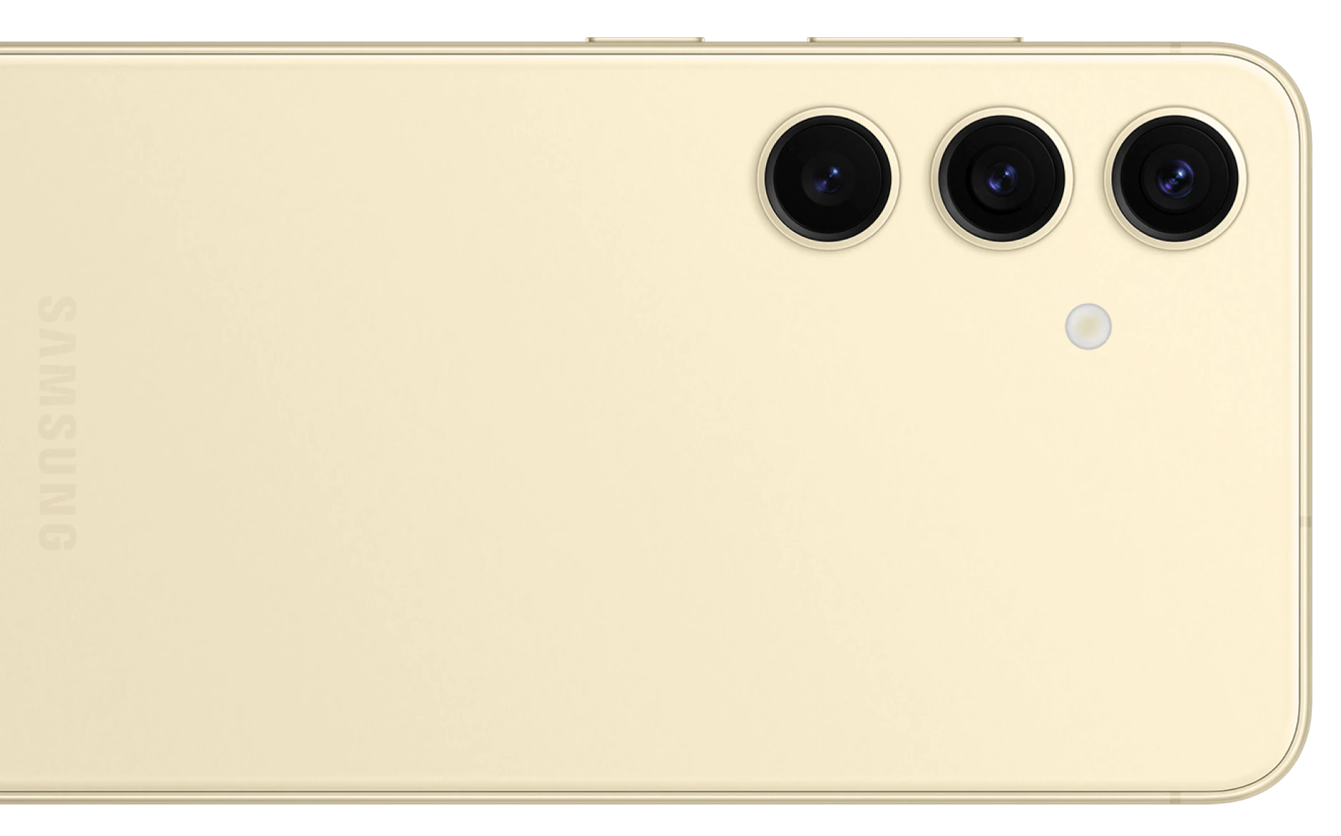 Highlight Bild vom Gerät Detailansicht Kamera Samsung Galaxy S24 Gelb.