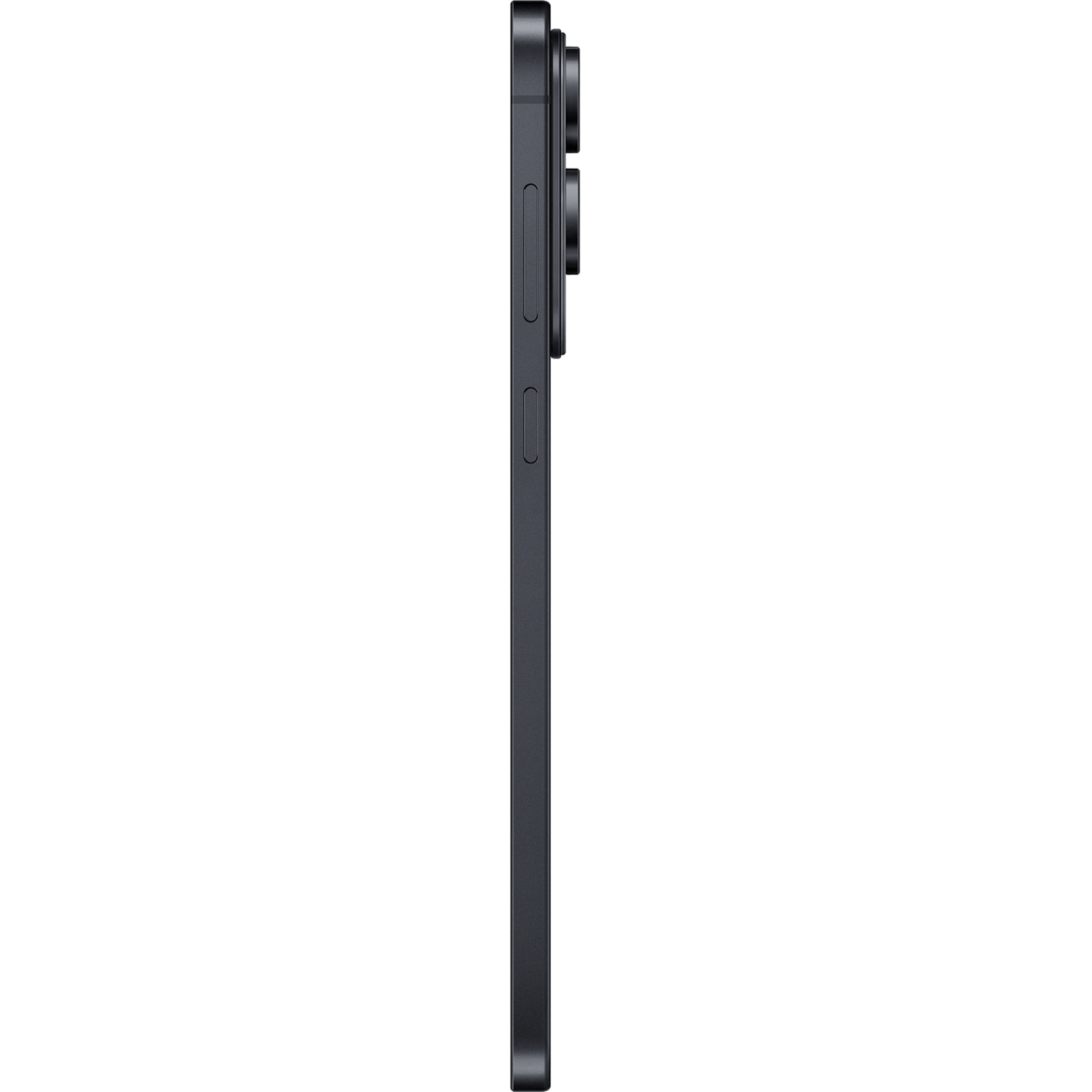 Seitenansicht Samsung Galaxy S25 Edge Schwarz.