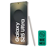Schräge Vorderansicht Samsung Galaxy S25 Ultra Schwarz mit S Pen. Wie neu. Schräge Vorderansicht Samsung Galaxy S25 Ultra Schwarz mit S Pen. Wie neu.