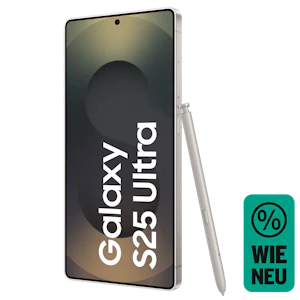 Schräge Vorderansicht Samsung Galaxy S25 Ultra Schwarz mit S Pen. Wie neu. Schräge Vorderansicht Samsung Galaxy S25 Ultra Schwarz mit S Pen. Wie neu.