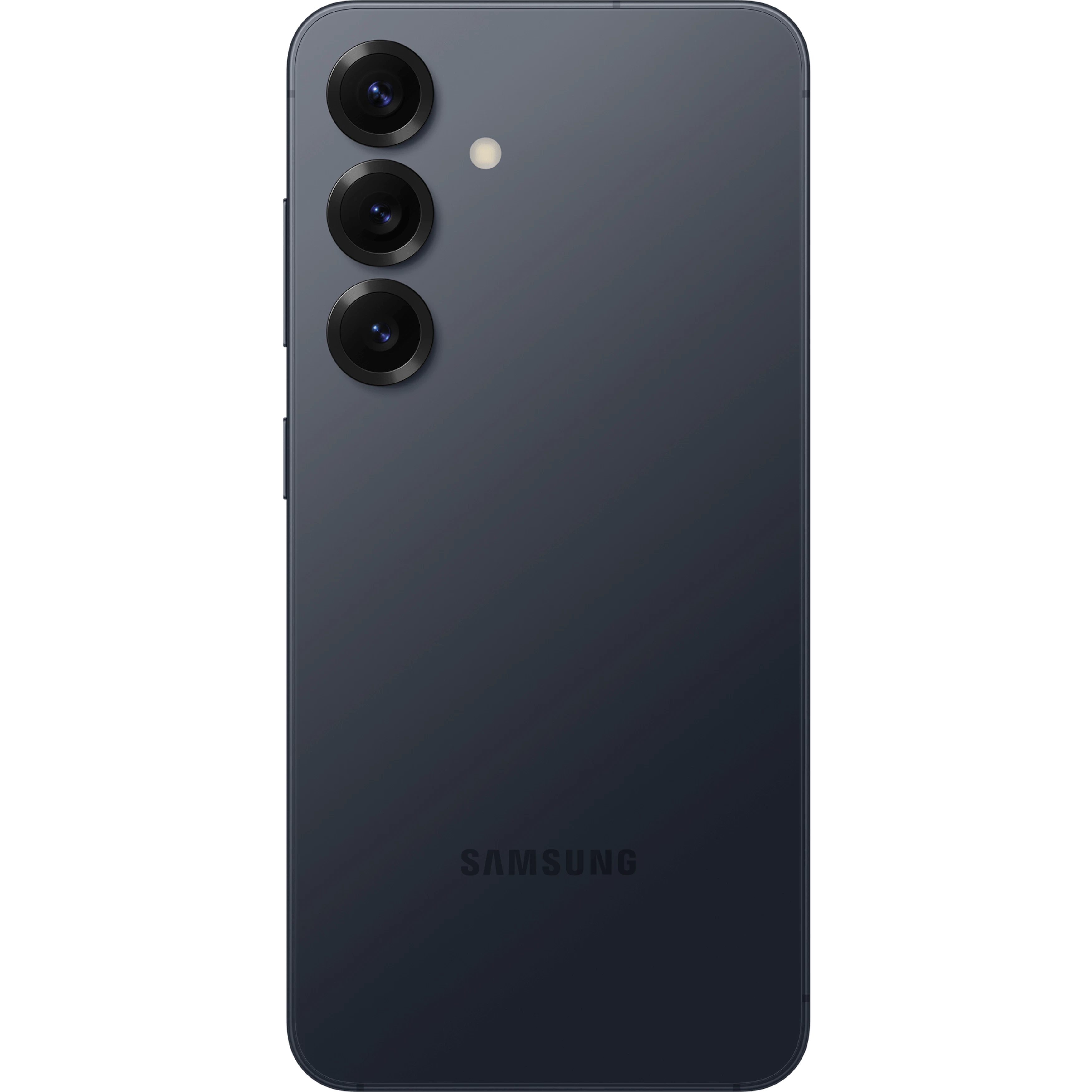 Rückansicht Samsung Galaxy S25 Blau-Schwarz.
