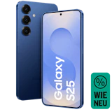 Vorder- und Rückansicht Samsung Galaxy S25 Marineblau. Wie neu. Vorder- und Rückansicht Samsung Galaxy S25 Marineblau. Wie neu.