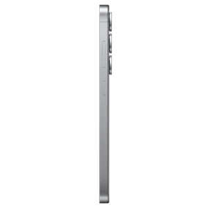 Seitenansicht Samsung Galaxy S25 Silber. Seitenansicht Samsung Galaxy S25 Silber.