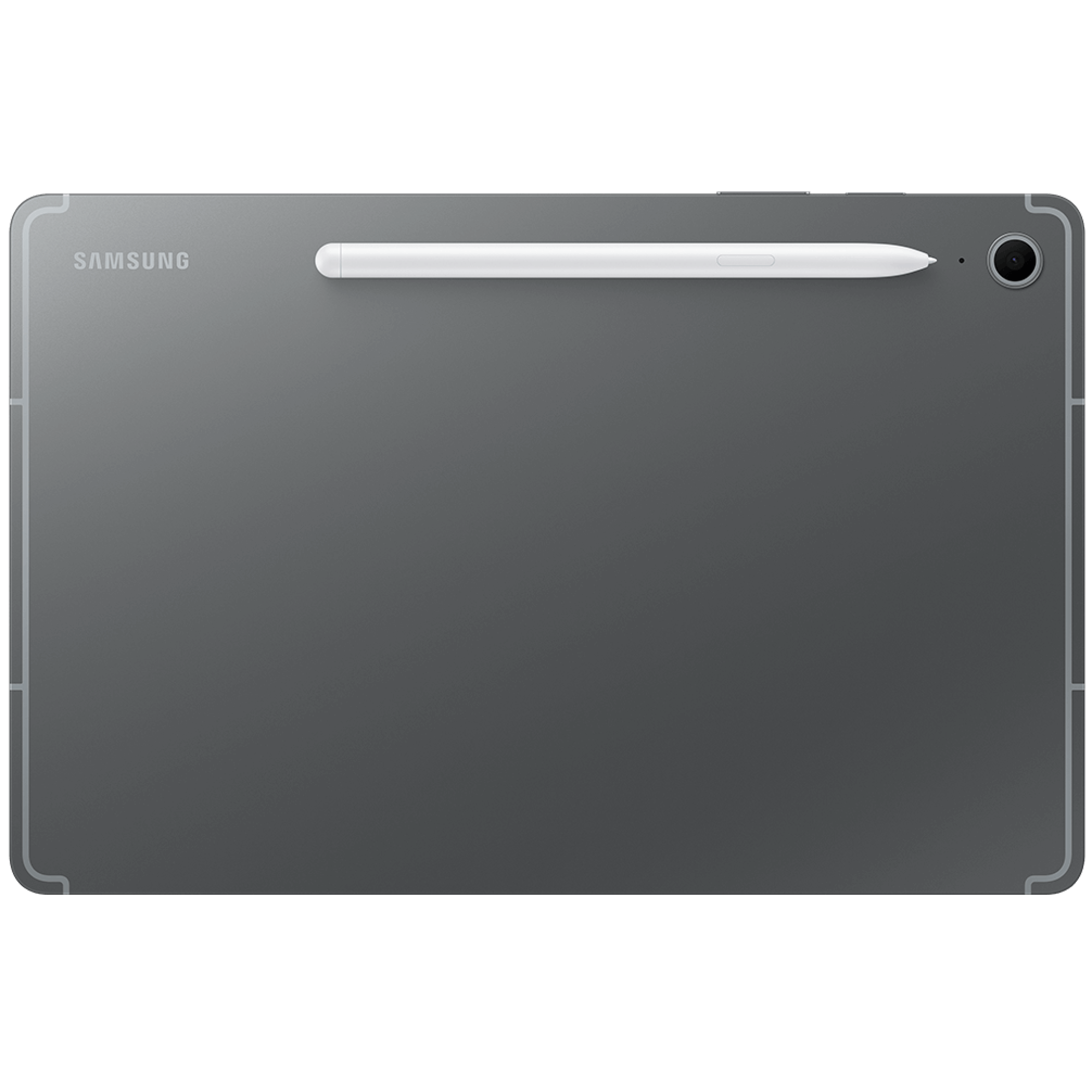 Rückansicht Samsung Galaxy Tab S10 Fe 5G Grau.