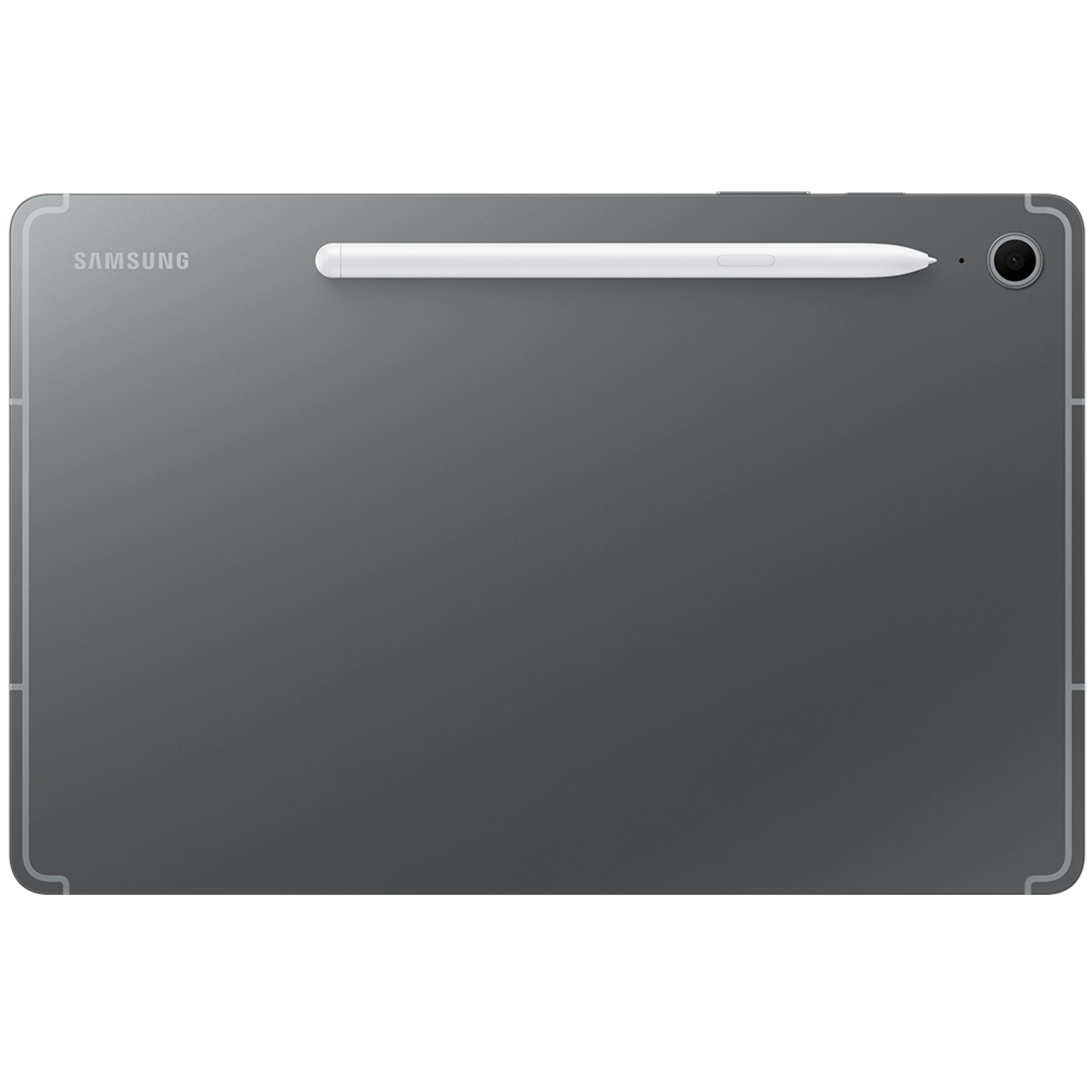 Rückansicht Samsung Galaxy Tab S10 Fe 5G Grau.