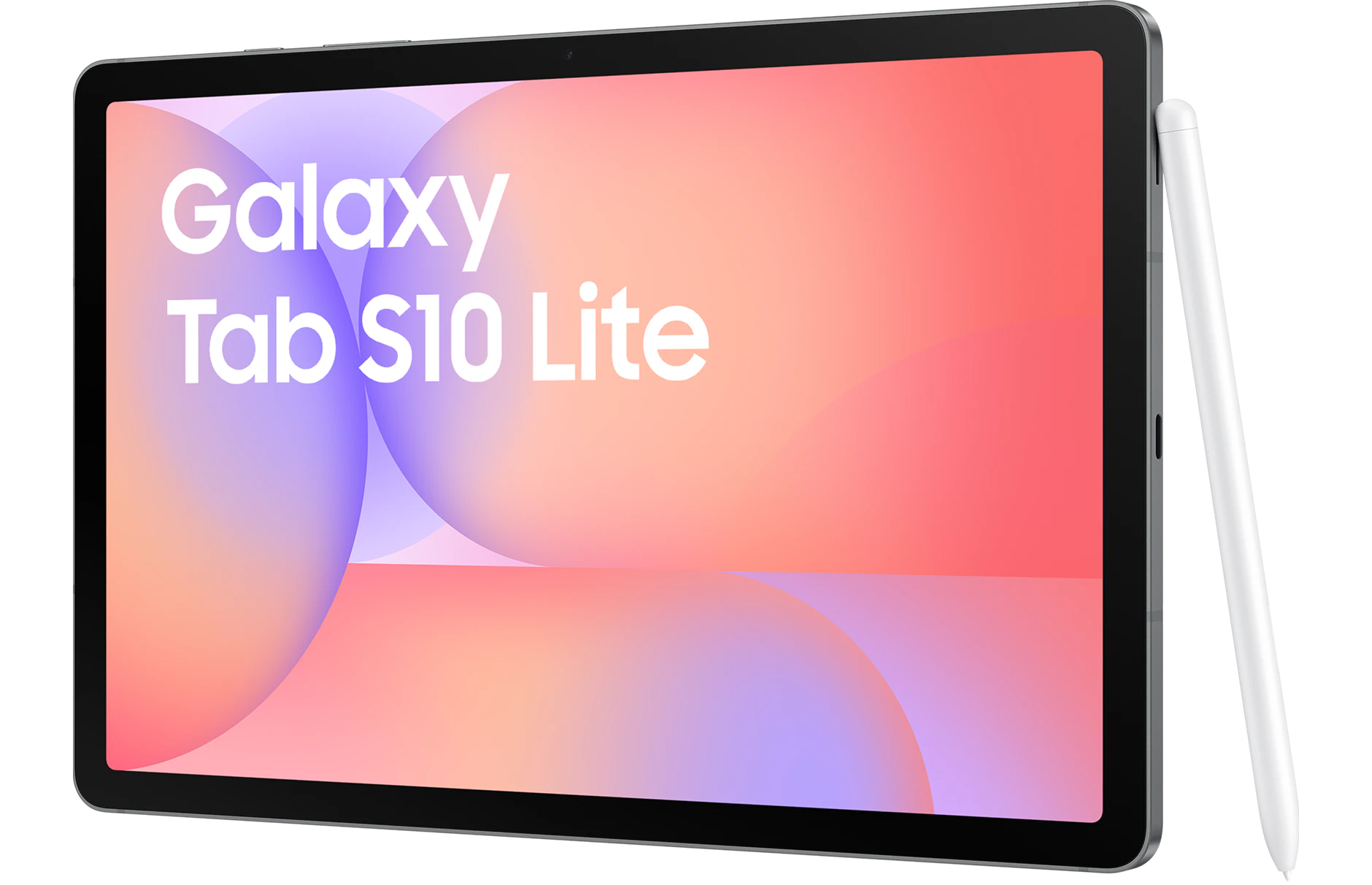 Vorderansicht Samsung Galaxy Tab S10 Lite Grau mit Pen.