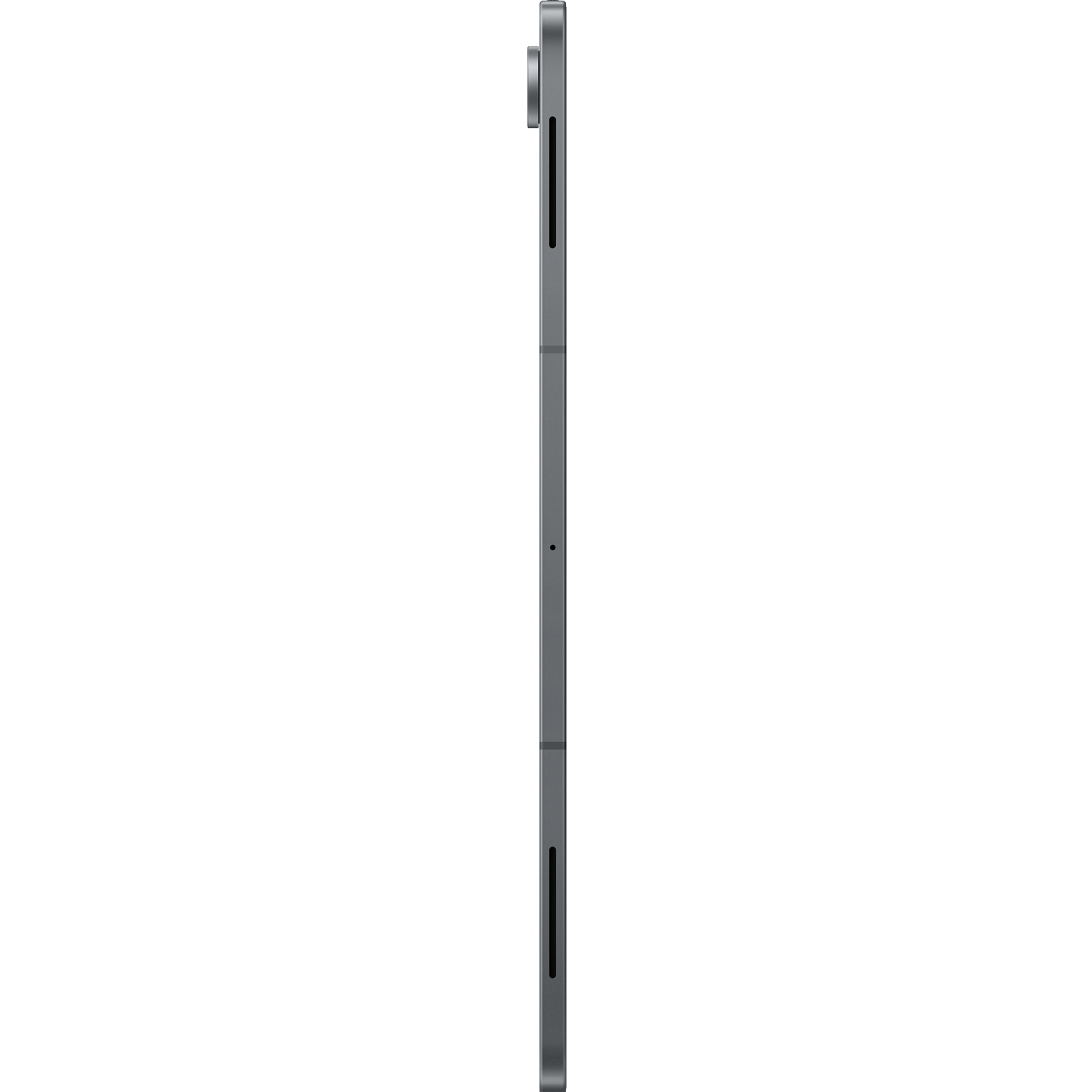 Seitenansicht vom Samsung Galaxy Tab S12 Ultra 5G in grau.