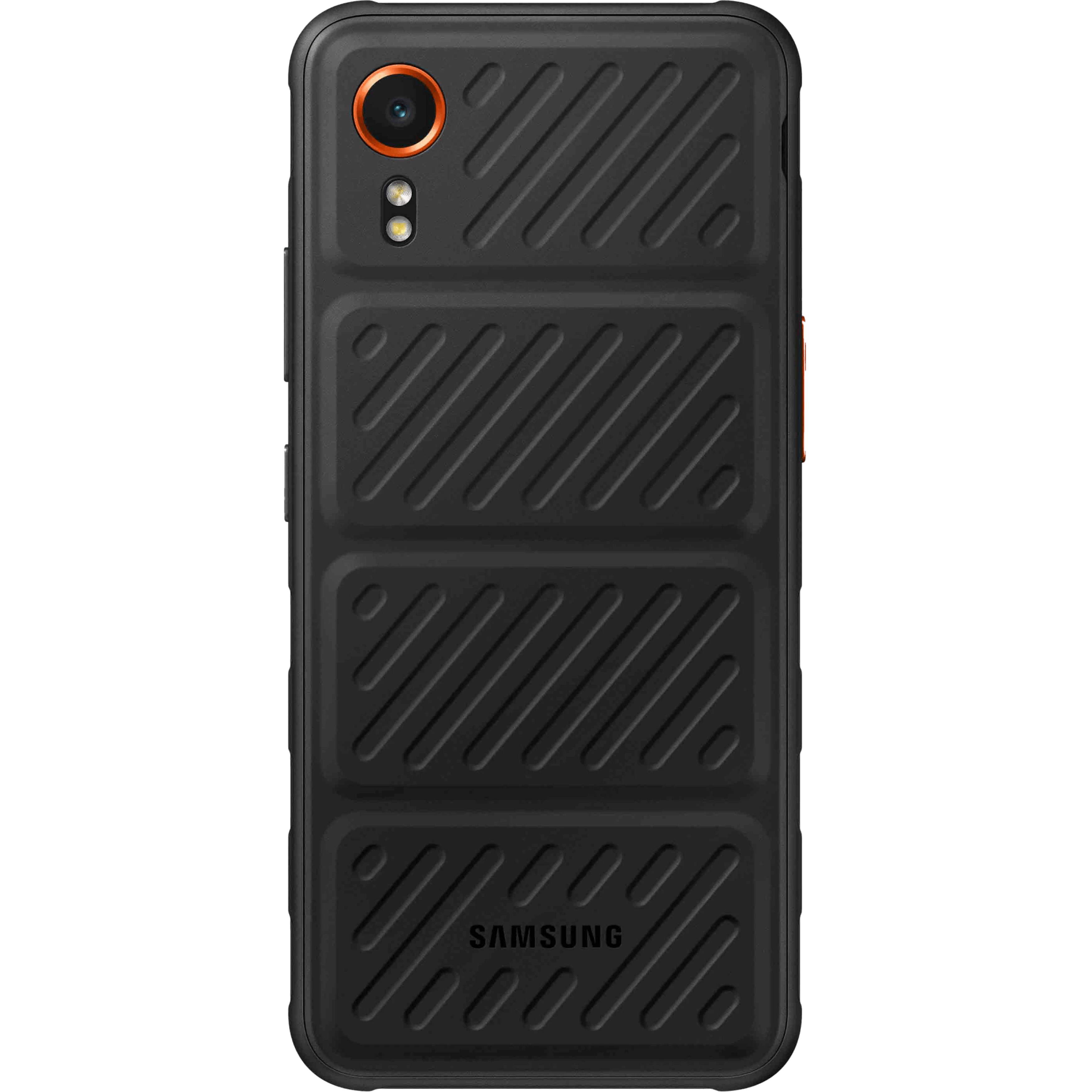 Rückansicht Samsung Galaxy XCover7 Schwarz.