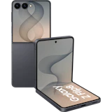Rück- und Vorderansicht Samsung Galaxy Z Flip8 Graphite.