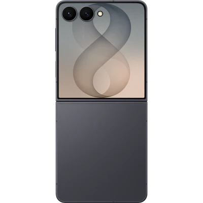Rückansicht Samsung Galaxy Z Flip8 Graphite.