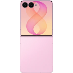 Rückansicht Samsung Galaxy Z Flip8 Pink.