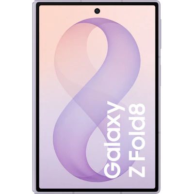 Vorderansicht Samsung Galaxy Z Fold8 Lavender.