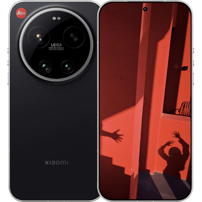Rück- und Vorderansicht Leica Leitzphone in schwarz.