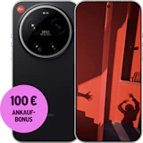Rück- und Vorderansicht Leica Leitzphone in schwarz. 100 € Ankaufbonus.
