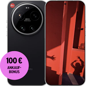 Rück- und Vorderansicht Leica Leitzphone in schwarz. 100 € Ankaufbonus.