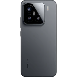 Rückansicht Xiaomi 15 Schwarz. Rückansicht Xiaomi 15 Schwarz.