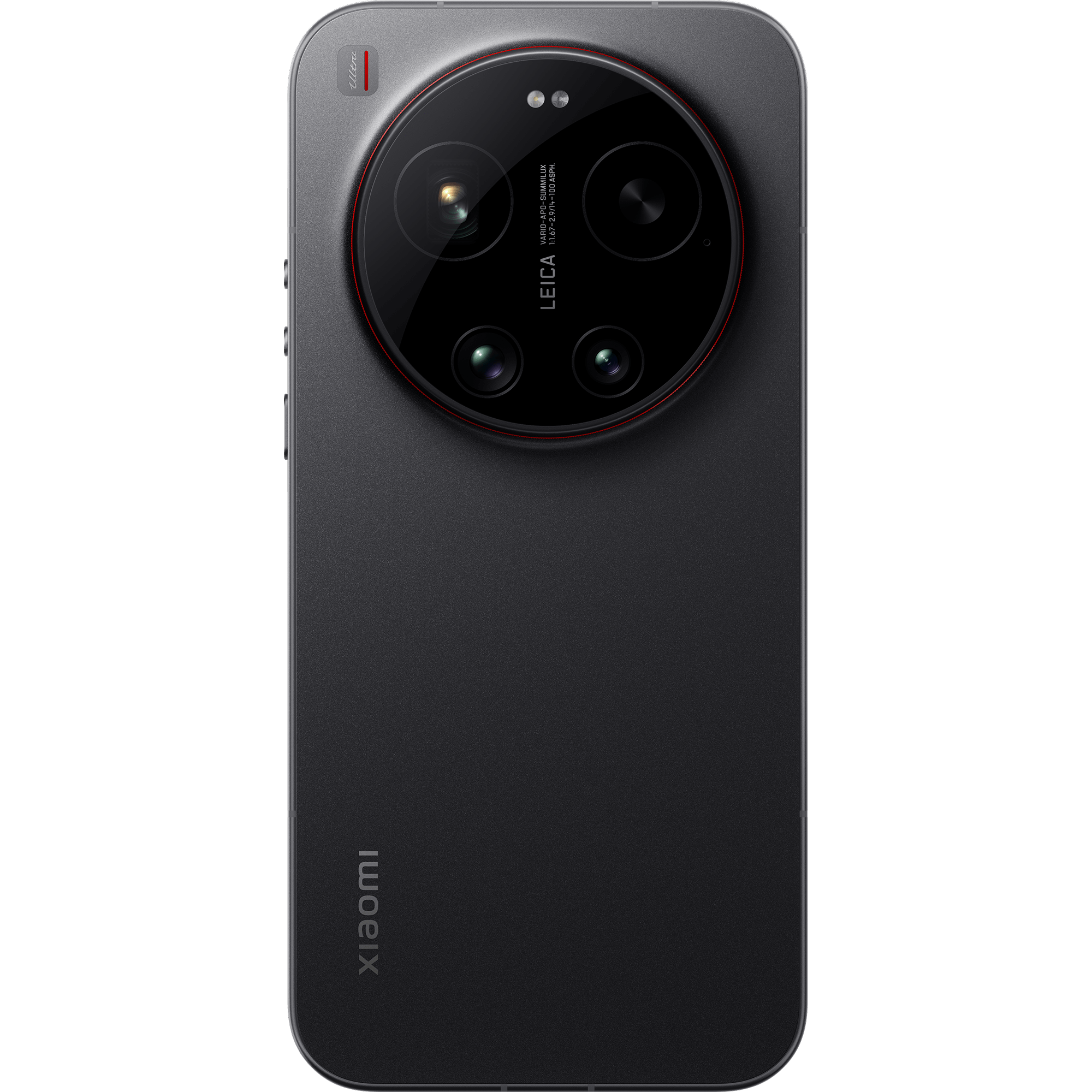 Rückansicht Xiaomi 17 Ultra in schwarz.