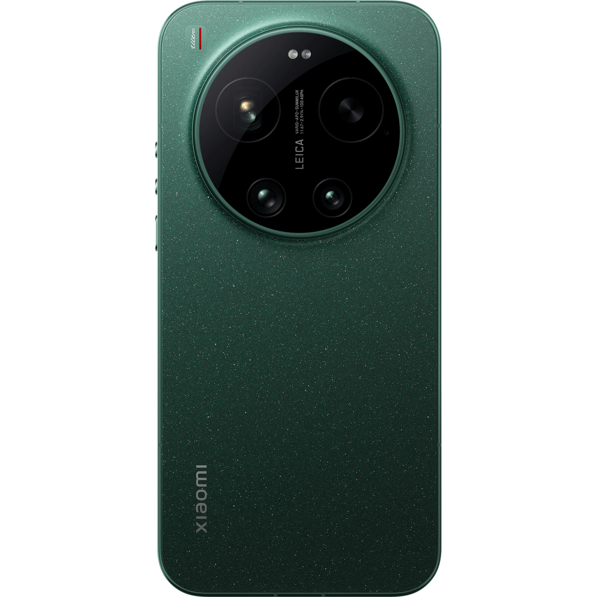 Rückansicht Xiaomi 17 Ultra in grün.