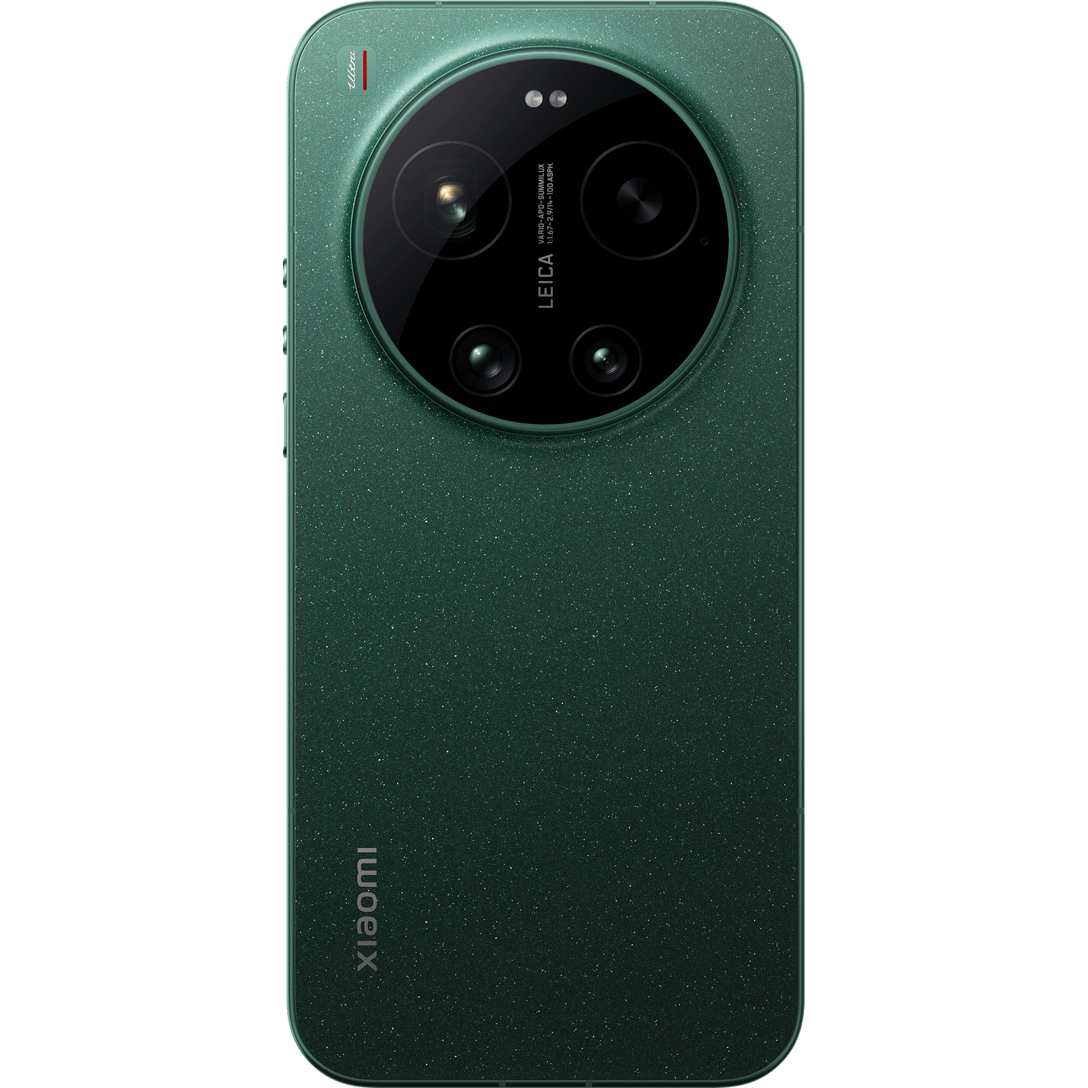 Rückansicht Xiaomi 17 Ultra in grün.