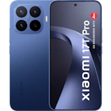 Rück- und Vorderansicht Xiaomi 17T Pro deep blue.