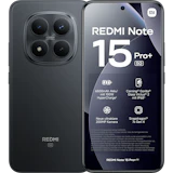 Vorder- und Rückansicht Xiaomi Redmi Note 15+ Pro Schwarz.