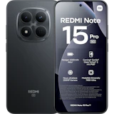 Vorder- und Rückansicht Xiaomi Redmi Note 15 Pro Schwarz.