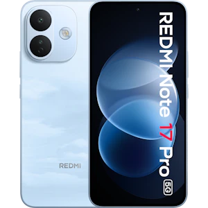 Xiaomi Redmi Note 17 Pro 5G blue Vorder- und Rückansicht.