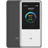 Vorder- und Rückansicht ZTE U60 HyperMobile 2 5G weiß.