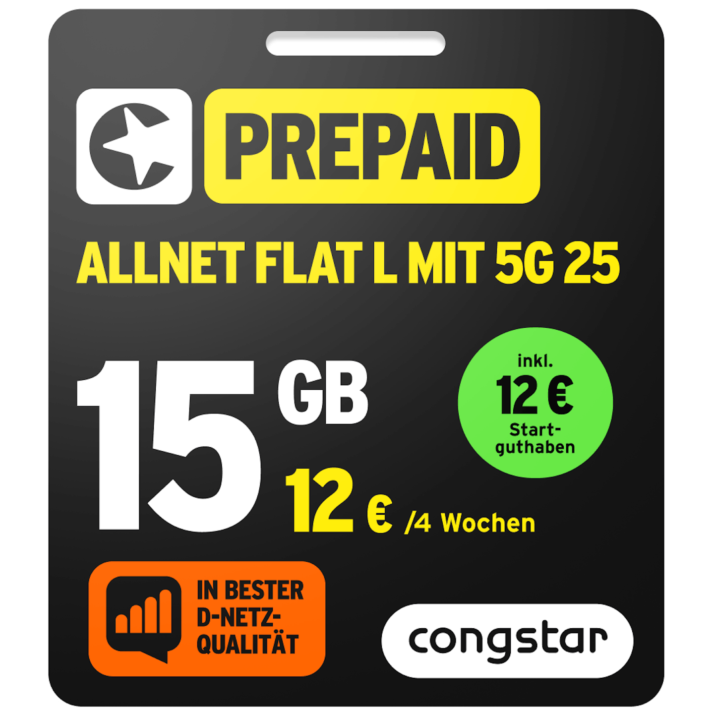 Bild der Verpackung des Prepaid Allnet L mit 5G 25