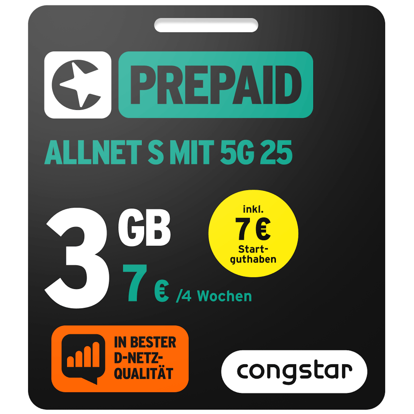 Bild der Verpackung des Prepaid Allnet S mit 5G 25