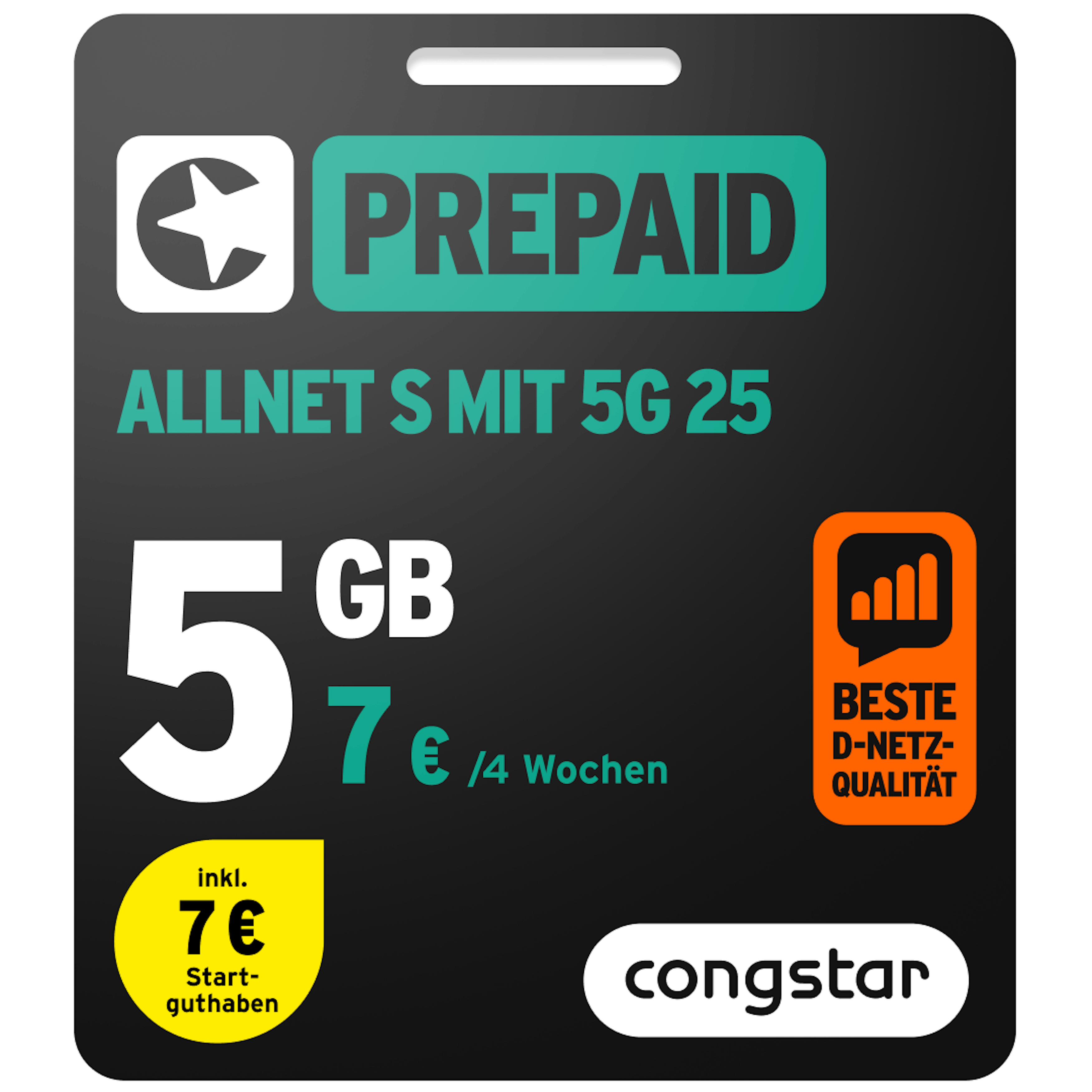 Bild der Verpackung des Prepaid Allnet S mit 5G 25