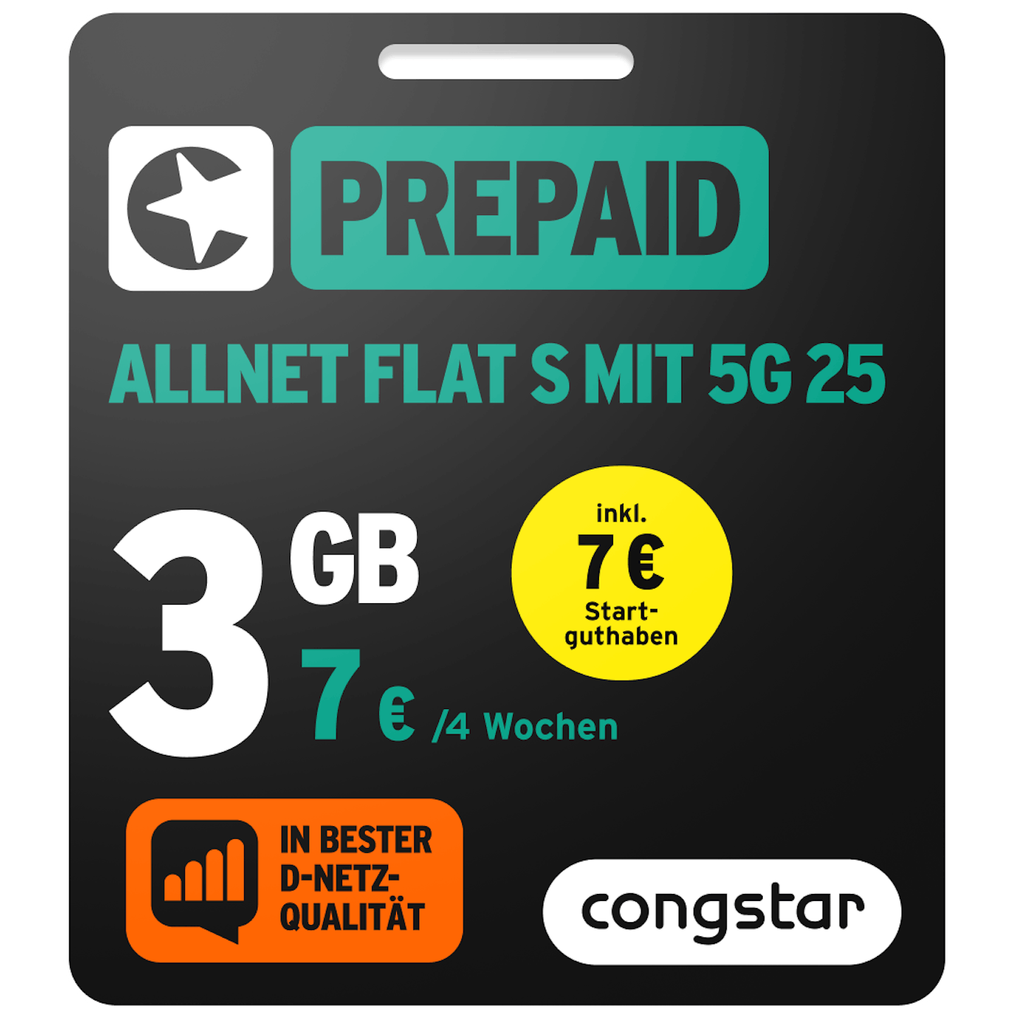 Bild der Verpackung des Prepaid Allnet S mit 5G 25