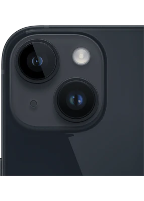 Apple iPhone 14 mitternacht, Detailansicht Kamera Apple iPhone 14 mitternacht, Detailansicht Kamera